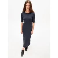 Armedangels Jerseykleid SEHAARAA GMT DYE (Fitted) Rippkleid aus Bio-Baumwoll Mix
