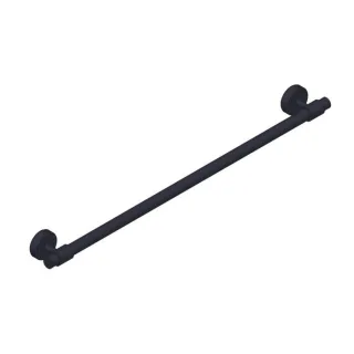 Giese Handtuchhalter 34066-14 mit Magnetbefestigung für Heizkörper, Länge 640 mm, schwarz matt