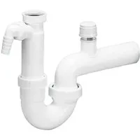 Dallmer Ablaufgarnitur DALLMER Röhren-Siphon 100/1 SLR mit Belüftungsventil