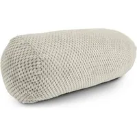 Amilian Nackenrolle 15x40 cm Nackenrollenbezug & Bettrolle - weiche Kissenrolle XXL, Kissen mit Bezug, Bettrolle mit abnehmbarem Bezug, abnehmbar, formstabil, waschbar 30°C