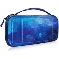 Fintie Nintendo-Schutzhülle Tragetasche Kompatibel mit Nintendo Switch/Switch OLED Modell, mit 10 Spielkartenhaltern, Stoßfeste Reisetasche für Konsole & Zubehör