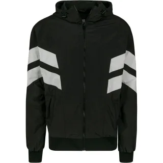 Urban Classics - Trainingsjacke für Herren (Schwarz/Weiß)