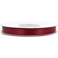 Creativery Satinband, Doppelseitiges Satinband 6mm x 20m Rolle Bordeaux