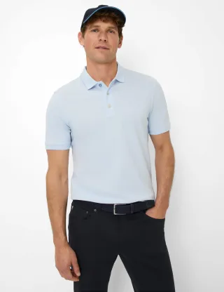 Brax Herren Polo Style PETE sky, hellblau, Gr. 6XL
