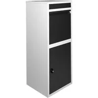 ONDIS24 Briefkasten Paketbox "Korona" Postbox 1-türiger Paketsafe für Pakete, abschließbar, inklusive Bodenanker, 2 Schlüssel