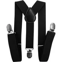 axy Hosenträger Kinder Jungen Hosenträger für Kinder 1-6 Jahre alt 3 Stabile Clips Y-Form 2,5cm Breit verstellbar und elastisch