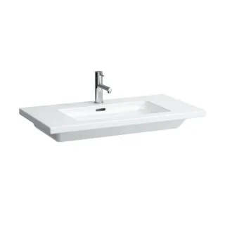 LAUFEN Living Square Waschtisch 8164330001081 90 x 48 cm, mit Überlauf, 3 Hahnlöcher