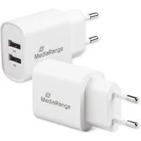 Mediarange MEDIARANGE USB-Lader MRMA114, 12W, 2x USB-A USB-Ladegerät