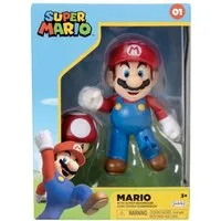 Nintendo Actionfigur Nintendo Super Mario Figur Mario in Sammlerbox, 10 cm