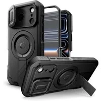 TECH PROTECT Handyhülle Kevlar Case mit Magnetfunktion Kompatibel mit iPhone 17 Pro 6,3, Strukturierter Kevlar Look mit integrierter Magnetfunktion für Alltag