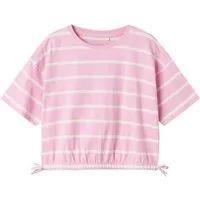 Name It T-Shirt NKFFUNION SS CROPPED BOXY TOP (1-tlg) etwas kürzer