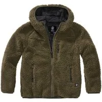 Brandit Allwetterjacke Brandit Damen Kids Teddyfleecejacket Hood (1-St)