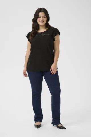 Ärmellose Bluse Regular fit Black Deep CC. black