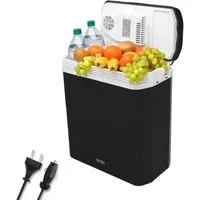TZS FIRST AUSTRIA Elektrische Kühlbox 24L, Kühlbox, 12V /230V Anschluss, 12-V-Stecker fürs Auto, für Camping, Festivals, Reisen, mit Kühl- und Warmhaltefunktion