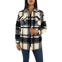 Worldclassca Flanellhemd Worldclassca Oversized Karo Hemd Hemdjacke Kariert Holzfällerhemd