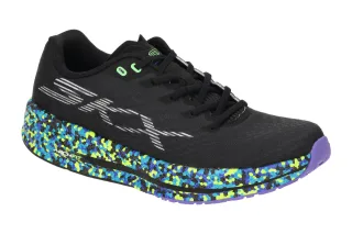 Skechers 172090 BKMT GO RUN RAZOR 5 Damen Sportschuhe Schwarz/multi Ultra Leicht
