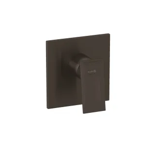KLUDI-DECUS Unterputz-Brause-Einhandmischer, Feinbau-Set mit Funktionseinheit Brushed Gunmetal 54755N275