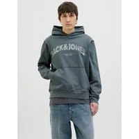 Jack & Jones Kapuzensweatshirt JORALMERIA SWEAT HOOD mit Logo Print