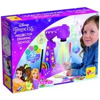 Lisciani Kreativset Disney Princess Zeichenschule mit LED Projektor