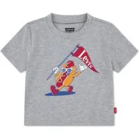 Levi's® Kids T-Shirt LVB PARADING HOT DOG TEE for Boys, meliert, mit Frontprint