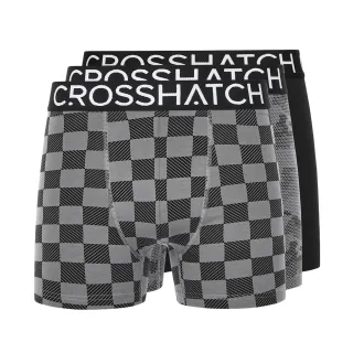 Crosshatch - "Bresler" Boxershorts für Herren(3er-Pack) (Schwarz)