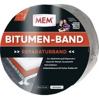 MEM Bauchemie Dichtband MEM Bitumen-Band 10 m x 7,5 cm alu