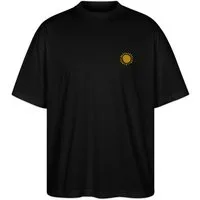 Spreadshirt T-Shirt Sonne In Stickoptik Für Gute Laune Und Sommerfeeling Oversize Unisex T (1-tlg)
