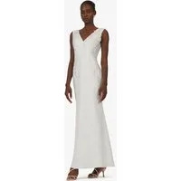 Kraimod Brautkleid mit V-Ausschnitt und Ornamentspitze