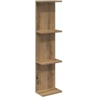 vidaXL Regal Wandregal Artisan-Eiche 22 x 15 x 100 cm Holzwerkstoff, 1-tlg.