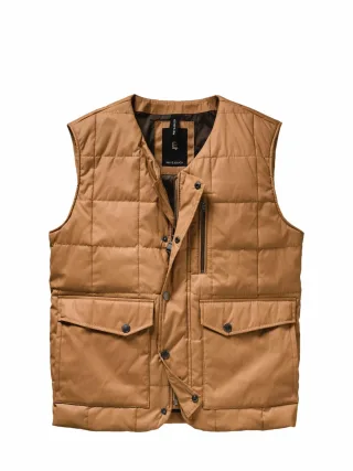 Mey & Edlich Herren Drunter & Drüber-Weste Beige Obermaterial: 59 % Polyester, 41 % Baumwolle