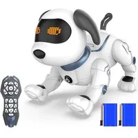 ANYSUN RC-Roboter Roboter-Hundespielzeug für Kinder, programmierbarer Roboter-Welpe (ferngesteuerter -Roboterhund, interagiert mit Befehlen, wie Singen,Tanzen, Bellen, Laufen), elektronisches Haustier für Jungen und Mädchen als Geschenk