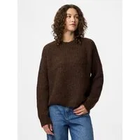 pieces Strickpullover PCCLEO LS O-NECK CHUNKY KNIT NOOS BC