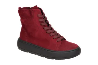 Gabor 53.720.15 Damen Stiefeletten - Bequeme Plateau Boots in bordeaux Rot
