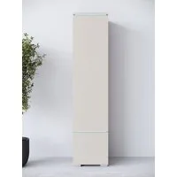 Home affaire Vitrine Vera, Höhe 130 cm, in verschiedenen Farbausführungen (1-St) LED-Beleuchtung, Türanschlag frei wählbar, stehend/hängend