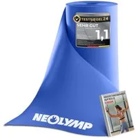 NEOLYMP Physiobänder Widerstandsbänder auf Rolle – Zuschneidbare Fitnessbänder aus TPE, Elastische Resistance Bands in 5 Stärken & 3 Längen – 15 cm breit