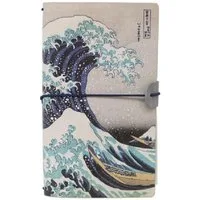 Grupo Erik Notizblock The Great Wave of Kanagawa Hokusai travel Notizbuch