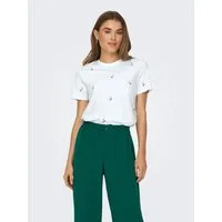 ONLY Kurzarmshirt ONLKETTY LIFE S/S O-NECK TOP JRS NOOS