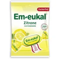 Em-eukal Süßigkeit, Em eukal Zitronen Hustenbonbons zuckerfrei einzeln verpackt 75g