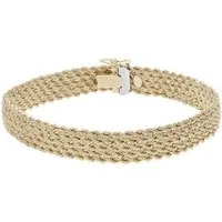 Firetti Armkette Schmuck Geschenk Gold 585 Armschmuck Armband Goldarmband Kordel