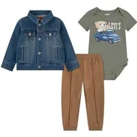 Levi's® Kids Body & Hose LVB TRUCKER, TEE,JOGGER (3-tlg) und Jeansjacke, for Boys