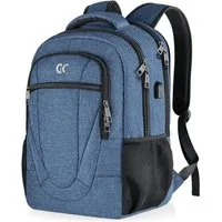 OKWISH Laptoprucksack Rucksäcke Schulrucksack Business Rucksack Freizeitrucksack (Notebook Tasche Uni Rucksack, 1-tlg., Anti-Diebstahl, Backpack mit Laptopfach, Sportrucksack, mit USB-Anschluss), Herren Damen Jungen Teenager Arbeit Reisen