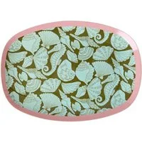rice Tablett Melamin Tablett oval Snackteller Teller