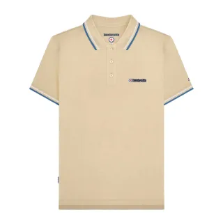 Lambretta - "SS25" Poloshirt für Herren (Holzasche)