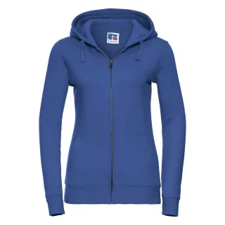 Russell - "Authentic" Kapuzenpullover Durchgehender Reißverschluss für Damen (Kräftiges Königsblau)