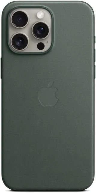 Apple Feingewebe Case mit MagSafe [für iPhone 15 Pro Max] immergrün