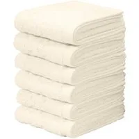 OTTO home Gästehandtücher Regona, Gästehandtücher 30x50cm, flauschig und weich, 500 gr/m², Frottier (Set, 6-St), Premium Handtücher mit Bordüre, Set, 100% Baumwolle, 5 Jahre Garantie