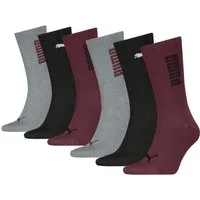 PUMA Socken UNISEX RIB LOGO CREW SOCK (6 Paar) mit Logo- und Logoschriftzug