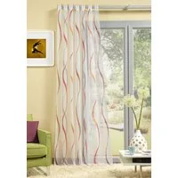 HOME WOHNIDEEN Gardine Colorado Springs (1 St), Schlaufen, transparent, Voile, HxB: 245x140