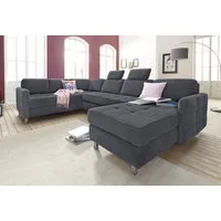 sit&more Wohnlandschaft Pablo U-Form, wahlweise mit Schlaffunktion und Bettkasten