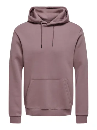 ONLY&SONS - ONSCERES HOODIE SWEAT NOOS Twilight Mauve - Gr. - S